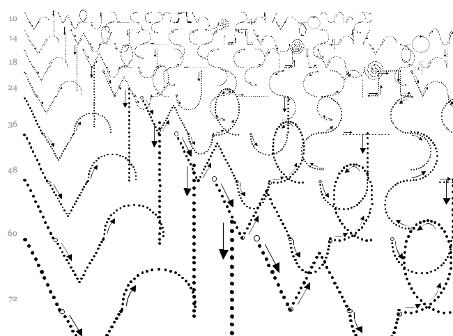 Maternellecolor Graphisme 2 font waterfall